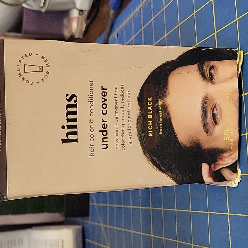 Hims Hair Color & Conditioner Under New Box - Rich Black